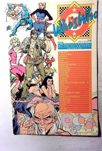 Who's Who: Definitive Directory DC Universe #20 1986 DC Rubberduck Comic
