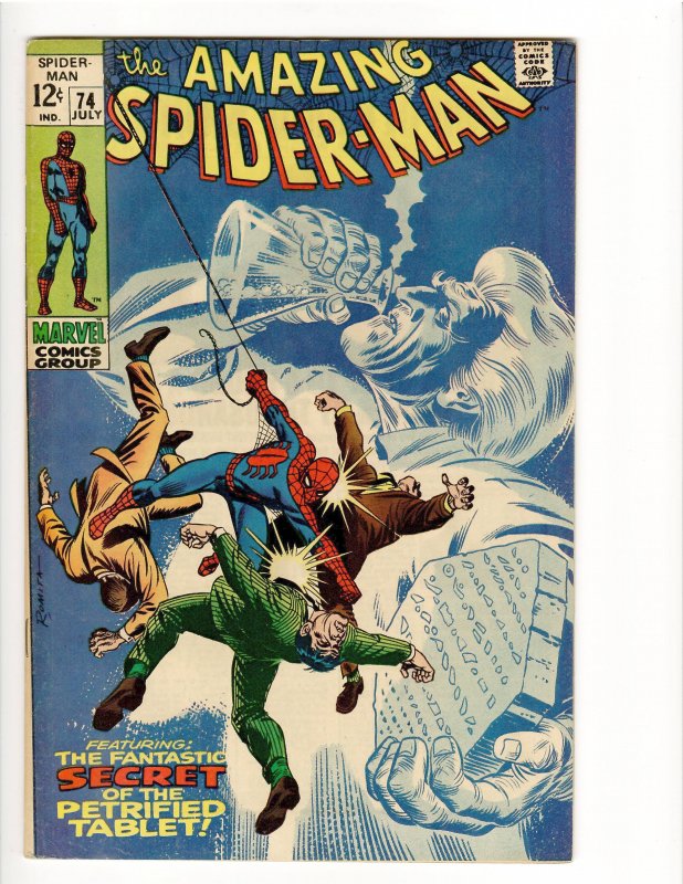 AMAZING SPIDERMAN 74 VF 8.0 SILVERMANE LOUISIANA COLLECTION