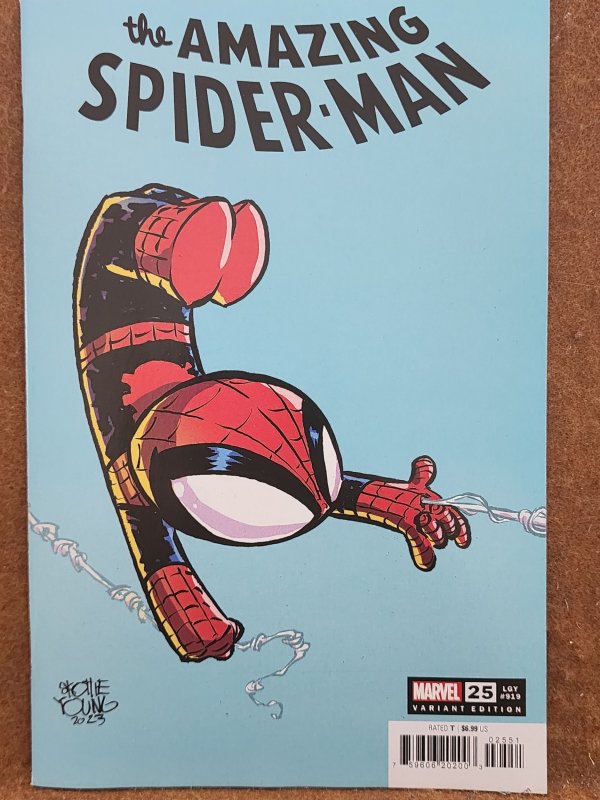 The Amazing Spider-Man #25 Young Cover (2023)