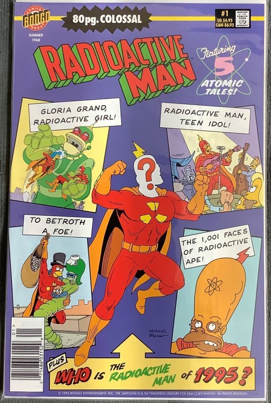 Radioactive Man #1 80 Pg. Colossal (1995, Bongo) VF/NM