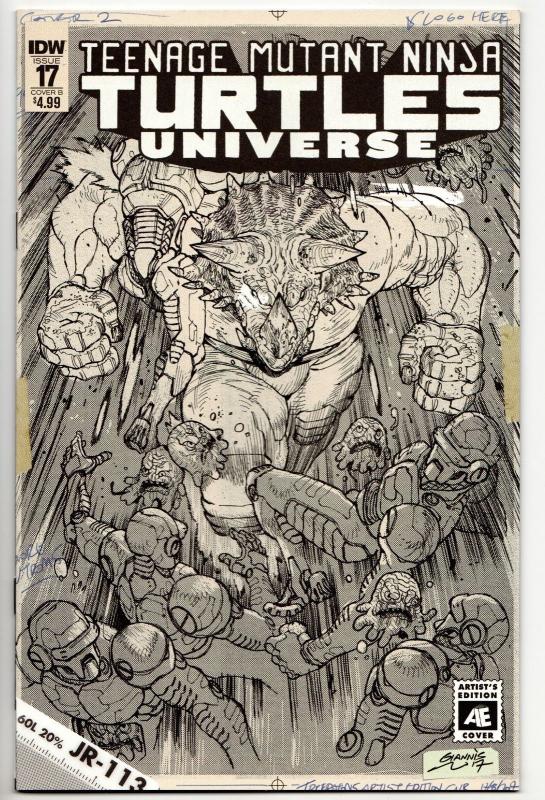 TMNT Teenage Mutant Ninja Turtles Universe #17 - Cover B (IDW, 2017) New (NM)