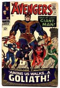 AVENGERS #28-FIRST COLLECTOR-MARVEL SILVER AGE-1966-comic book