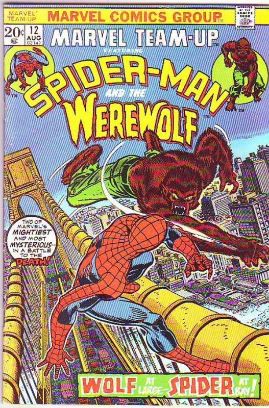 Marvel Team-Up #12 (Aug-72) FN Mid-Grade Spider-Man