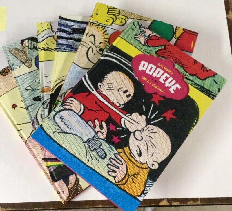 Popeye 1-6 1 2 3 4 5 6 Hc Oversize Hardcover Fantagraphics Publishing Near Mint