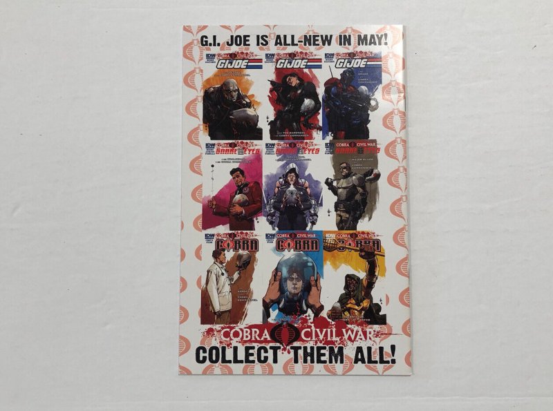 *GI Joe Cobra Civil War (2011 IDW, 1 shot) #0B NM