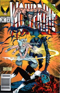 Wolverine #52 (Newsstand) VF ; Marvel | Mystique Marc Silvestri