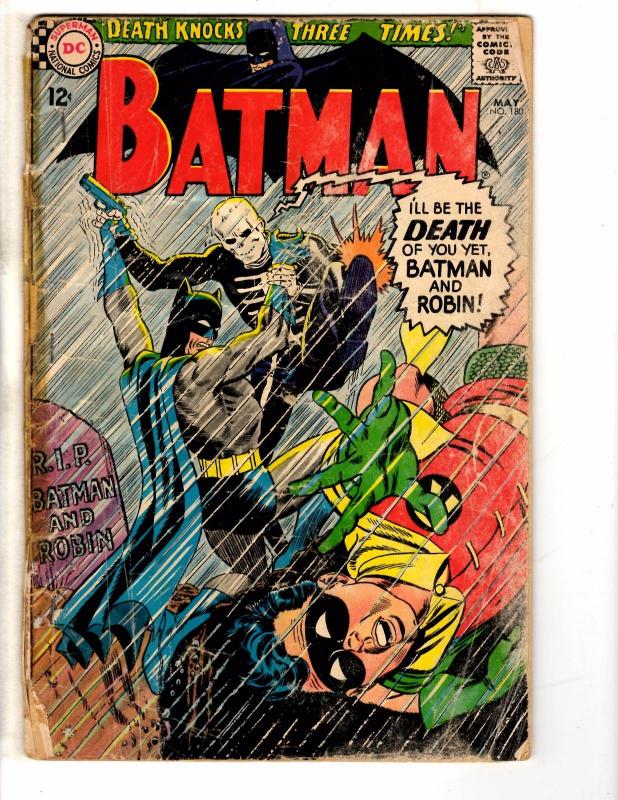 Batman # 180 GD DC Comic Book Robin Gotham Catwoman Joker Batgirl Penguin J249