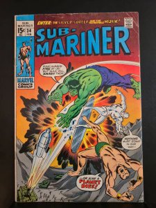 Sub-Mariner #34 (1971) 1st start Defenders? NICE!