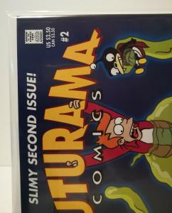 Futurama Comics #2 Bongo 2001 Grade 9.2 Nrmt flat, clean corners