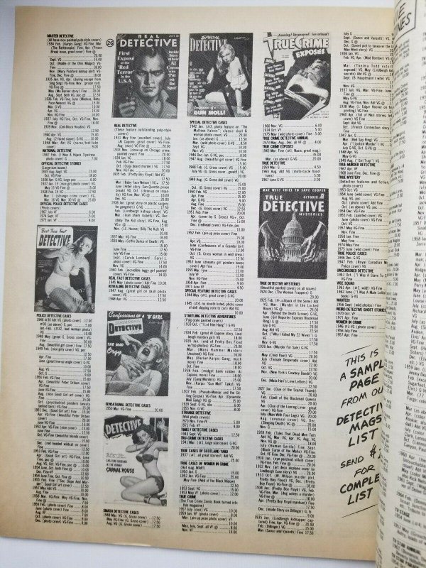 American Comic Book Company Glamour Price List '70s Catalog Very Fine High Grade