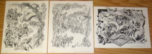 Burne Hogarth's King Arthur Portfolio vol. 1 limited to 1,500 copies! 1983 set