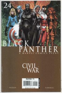 BLACK PANTHER #24, VF/NM, Marvel Super Hero, Civil War, 2007, more in store