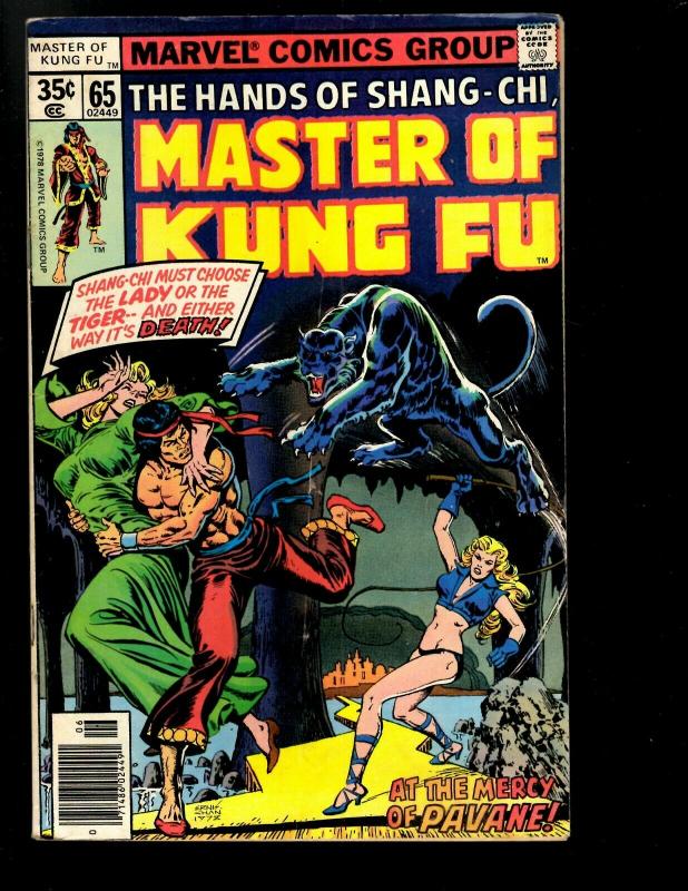 10 Master of Kung Fu Marvel Comics # 64 65 67 68 69 70 71 72 79 89 WS6