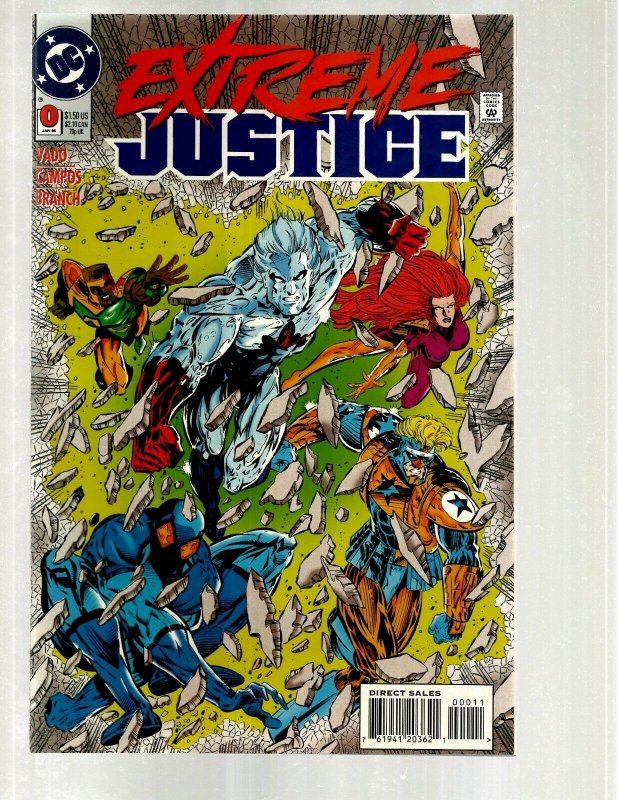 12 DC Comic Books Extreme Justice # 0 Fate # 0 1 2 3 4 5 6 7 8 9 11 GK56