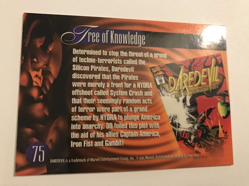 DAREDEVIL #75 card : Marvel Annual 1995 Flair; NM/M; Disney, TV; base