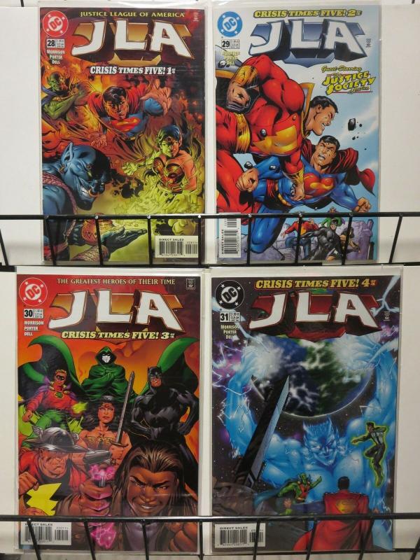 JLA (1997) 28-31  Crisis Times Five  JSA apps! COMICS BOOK