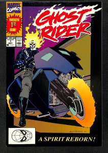 Ghost Rider (1990) #1 VF- 7.5 1st Danny Ketch!