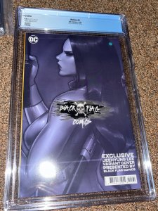 Robin 1 (2021), Jeehyung Lee Black Flag Comics Minimal Variant, CGC Graded 9.8