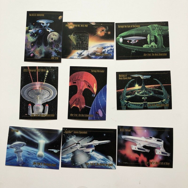 STAR TREK MASTER SERIES      Complete Trading Card Set  1993 Skybox