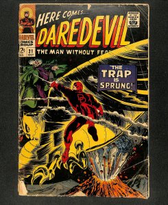 Daredevil #21 Owl! The Trap is Sprung! 1966!