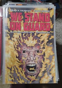 WE STAND ON GUARD # 3 2015 IMAGE COMICS BRIAN VAUGHAN war  USA  VS CANADA