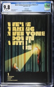 WE'RE TAKING EVERYONE DOWN WITH US #1 IMAGE 1:25 CHIP ZDARSKY VARIANT CGC 9.8 NM