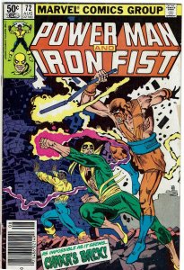 Power Man and Iron Fist #72 Heroes for Hire Newsstand FN+