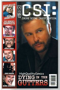 CSI : DYING in the GUTTERS #1, VF/NM, Photo cover, 2006, more CSI in store