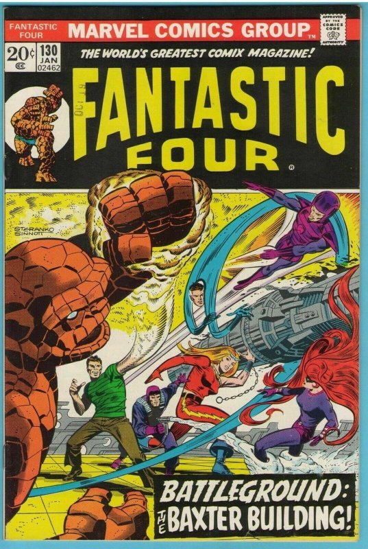 Fantastic Four 130 Jan 1973 VF- (7.5)