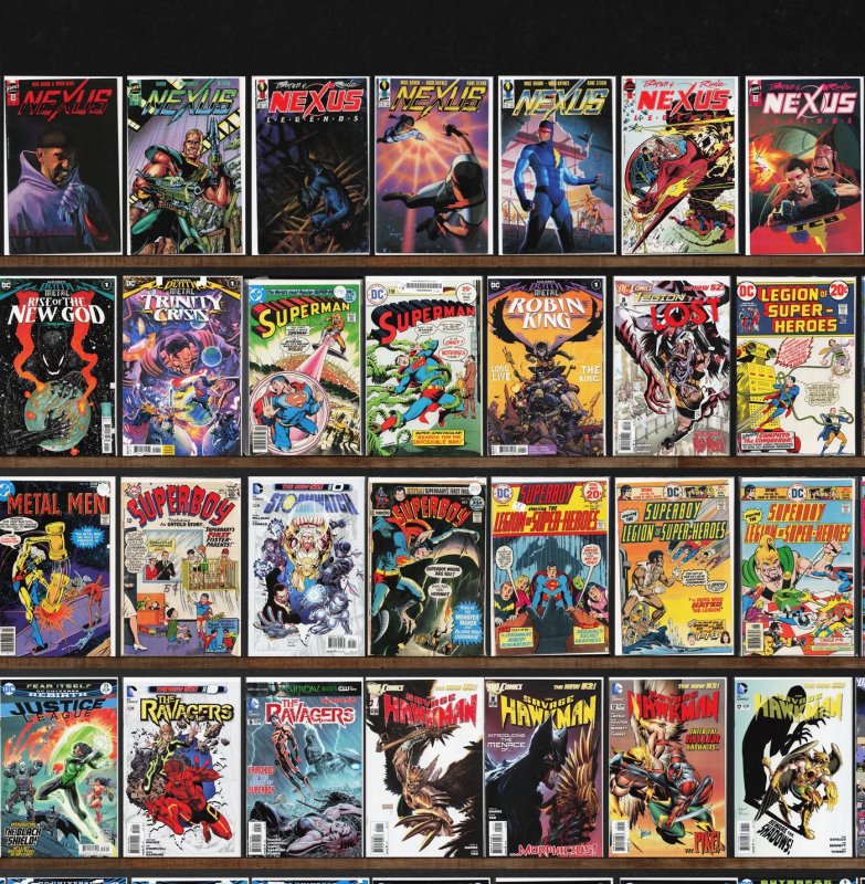 Huge Lot 150+ Comics with Justice League, Nexus, Superboy, Whisper & More!