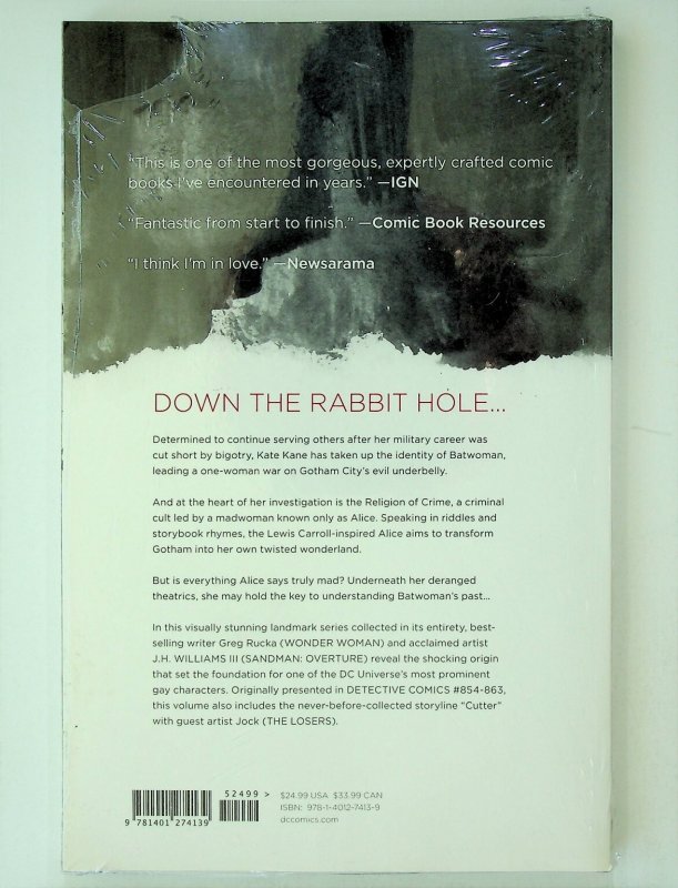 Batwoman: Elegy TPB Vol 1 DC Comics Greg Rucka J.H. Williams III