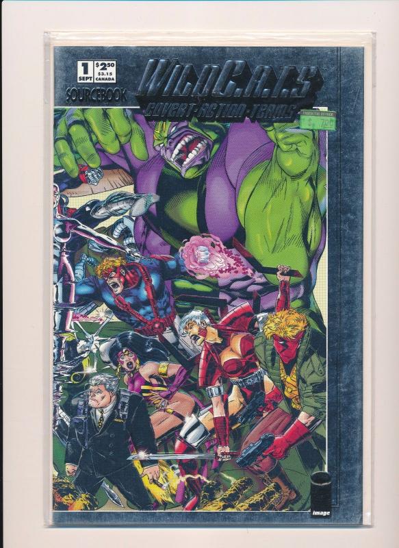 Image Comics Mixed Lot - WILDCATS Trilogy#1 Sourcebook #1 & #5 NM (SRU111)