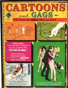 Cartoons and Gags 10/1968-Jokes-gags-artoons by-Art Lutner-Bob Tupper-Bob Zah...