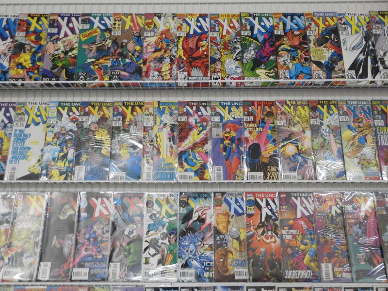 Huge Lot 160+ Comics W/ Unc. X-Men, Inhumans, Spider-Man+ Avg VF+ Condition!