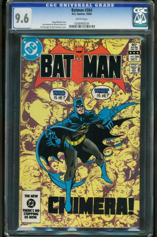 BATMAN #364-CGC 9.6 WP-chimera-HIGH GRADE-NM - 0206992034