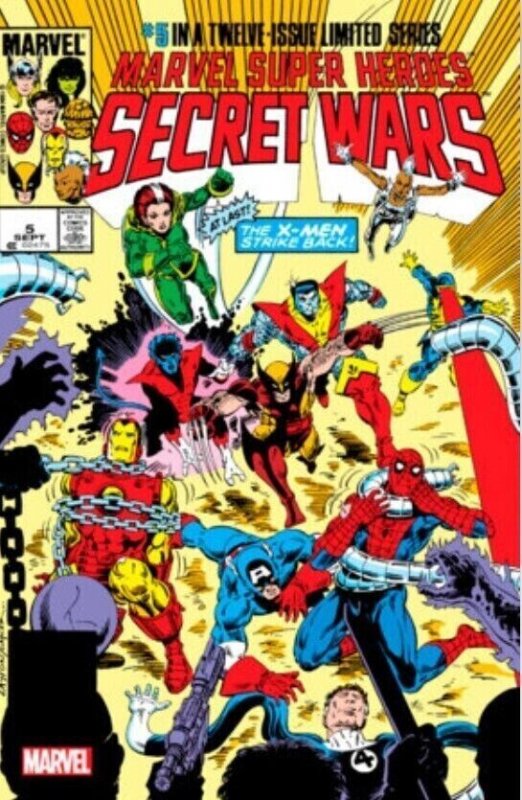 Marvel Super Heroes Secret Wars # 5 Foil Facsimile Edition NM 2024 Ship May 8th