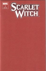 Scarlet Witch # 1 Red Blank Variant Cover NM Marvel 2022 [G7]