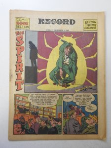 The Spirit #184 (1943) Newsprint Comic Insert Rare!