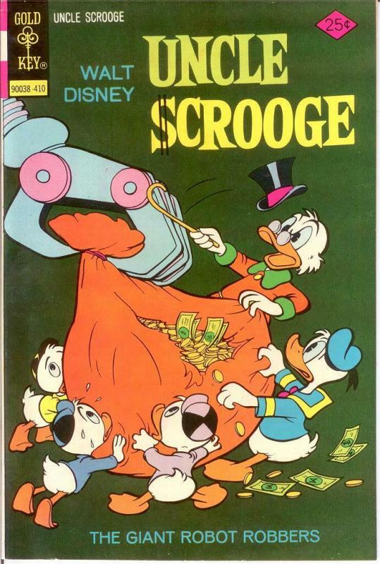 UNCLE SCROOGE 115 F+ Oct. 1974 COMICS BOOK