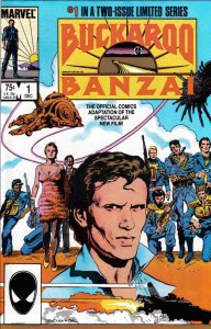 Buckaroo Banzai #1 VG ; Marvel | low grade comic Movie Adaptation Bill Mantlo