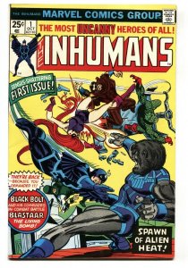 INHUMANS #1-comic book vf+ BLACK BOLT- MARVEL BRONZE AGE