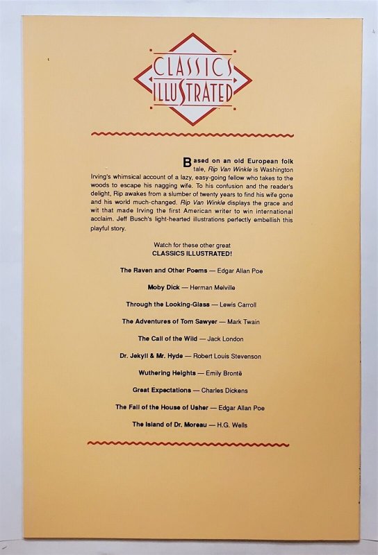 Classics Illustrated (First) #11 (July 1990, First) 9.0 VF/NM