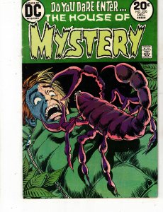 House of Mystery #220 (1973) High-Grade VF Scorpion cover DC Horror Wow!