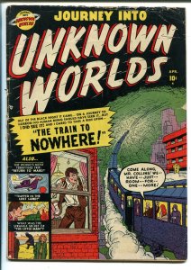 Journey Into Unknown Worlds #4 1951-Atlas-Russ Heath art-dismemberment-VG- 