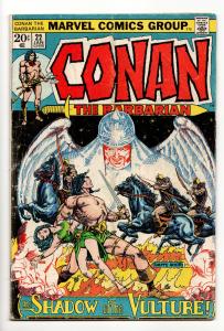 Conan the Barbarian #22 (Marvel, 1973) VG