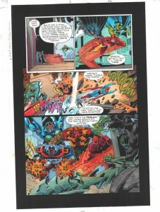 JLA: Incarnations #7 p.26 Color Guide Art - Superman, Batman by John Kalisz