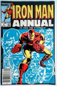 Iron Man Annual #6 (VF+,1983) NEWSSTAND
