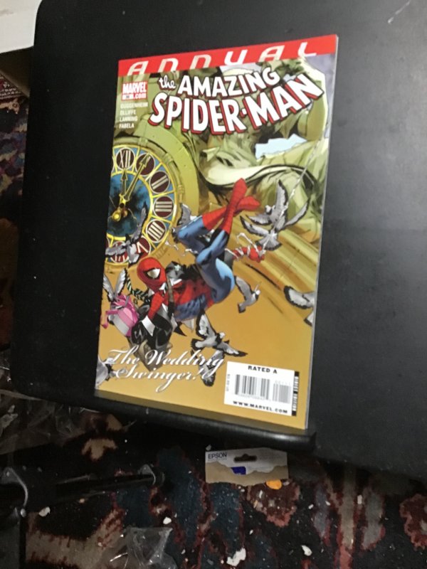 The Amazing Spider-Man Annual #36 (2009) High grade, First velociraptor! NM- Wow