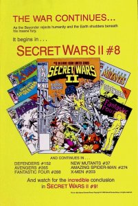 NEW MUTANTS Comic Issue 36 — Barry Windsor-Smith Cover 1986 Marvel Universe VF