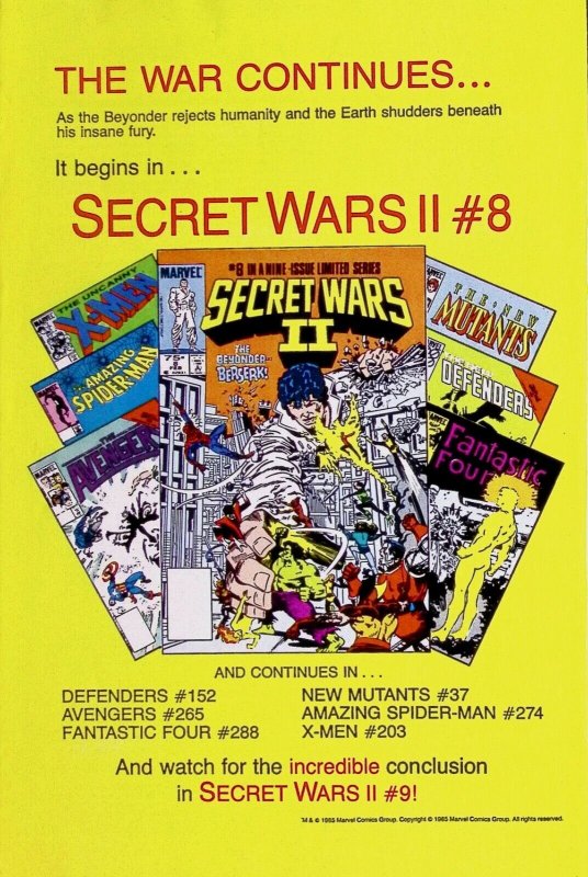 NEW MUTANTS Comic Issue 36 — Barry Windsor-Smith Cover 1986 Marvel Universe VF